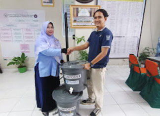 DLH Dorong Pengolahan Sampah di SMP Pembangunan UNP, Optimalkan Pengolahan Gunakan EM4