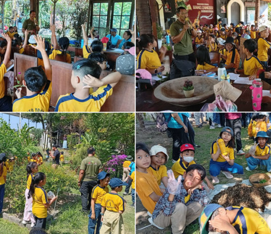 Serunya Outing Class! 128 Murid SD Santo Yoseph 1 Belajar di Pak Oles Green School