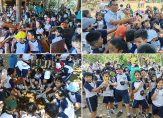 120 Murid SD Santo Yoseph 2 Denpasar Belajar Apotek Hidup di Pak Oles Green School